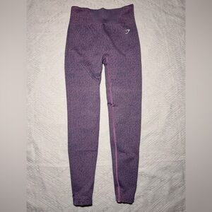 Gymshark Purple Patterned Leggings